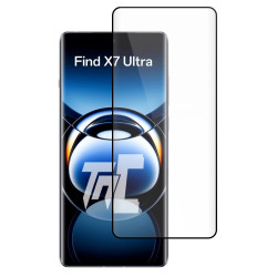 Oppo Find X7 Ultra - Verre trempé 3D incurvé - Noir - TM Concept® - image principale