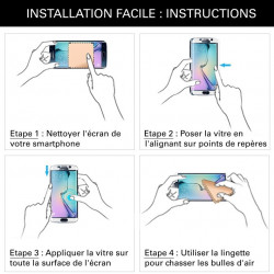 Oppo Find X7 Ultra - Verre trempé 3D Privacy (anti-espion) - TM Concept® - notice installation vitre de protection