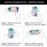 Oppo Find X7 Ultra - Verre trempé 3D Privacy (anti-espion) - TM Concept® - notice installation vitre de protection