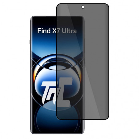 Oppo Find X7 Ultra - Verre trempé 3D Privacy (anti-espion) - TM-Concept® - image principale