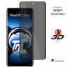 Oppo Find X7 Ultra - Verre trempé 3D Privacy (anti-espion) - TM Concept® - image couverture