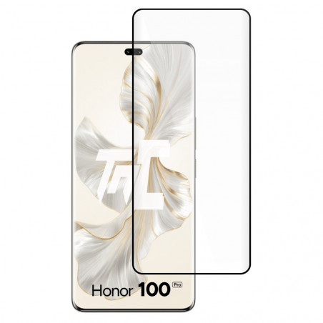 Honor 100 - Verre trempé 3D incurvé - Noir - TM-Concept® - image principale