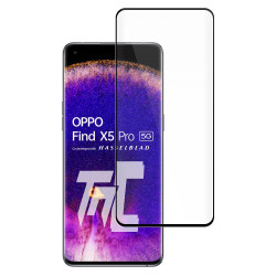 Oppo Find X5 Pro - Verre trempé incurvé 3D Silicone - TM Concept® - image principale