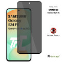Samsung Galaxy S24 FE - Verre trempé teinté intégral - Noir - TM-Concept® - gamme Intégral Privacy - image couverture