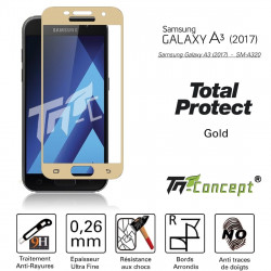 Samsung Galaxy A3 (2017) - Vitre de Protection - Total Protect - TM Concept®