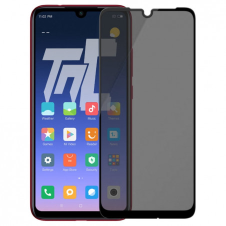 Xiaomi Redmi Note 7 - Verre trempé Anti-Espions - Intégral Privacy - TM Concept® - image principale Xiaomi Redmi Note 7 - Verre trempé Anti-Espions - Intégral Privacy - TM Concept® - image principale