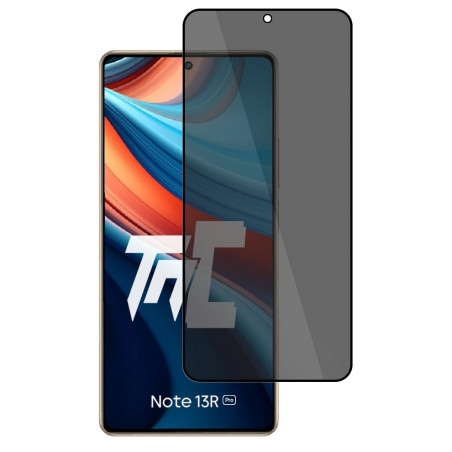 Xiaomi Redmi Note 13R Pro - Verre trempé teinté intégral - Noir - TM-Concept® - gamme Intégral Privacy - image principale
