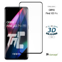 Oppo Find X3 Pro - Verre trempé incurvé 3D Silicone - TM-Concept® - image couverture