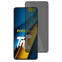 Xiaomi Poco X6 5G - Verre trempé teinté intégral - Noir - TM-Concept® - gamme Intégral Privacy
