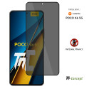 Xiaomi Poco X6 5G - Verre trempé teinté intégral - Noir - TM-Concept® - gamme Intégral Privacy