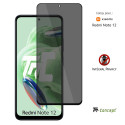 Xiaomi Redmi Note 12 - Verre trempé teinté intégral - Noir - TM-Concept® - gamme Intégral Privacy - image couverture