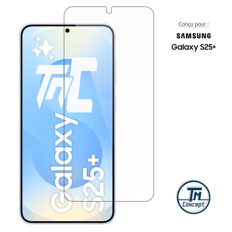 Samsung Galaxy S25 Plus - Verre trempé TM Concept® - Gamme Standard Premium - image couverture