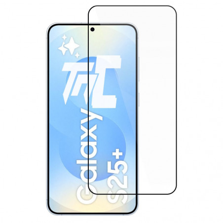 Samsung Galaxy S25 Plus - Verre trempé intégral Protect - Noir - TM-Concept® - image principale