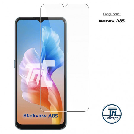 Blackview A85 - Verre trempé TM Concept® - Gamme Standard Premium - image couverture Blackview A85 - Verre trempé TM Concept® - Gamme Standard Premium - image couverture
