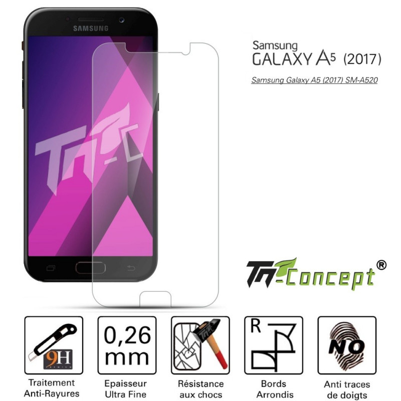 Samsung Galaxy A5 (2017) - Vitre de Protection Crystal - TM Concept®