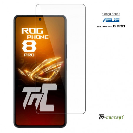 Asus ROG Phone 8 Pro - Verre trempé TM Concept® - Gamme Standard Premium - image couverture