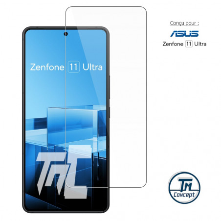 Asus Zenfone 11 Ultra - Verre trempé TM Concept® - Gamme Standard Premium - image couverture