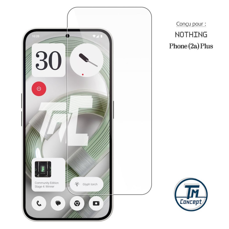 Nothing Phone 2a Plus - Verre trempé TM Concept® - Gamme Standard Premium - image couverture