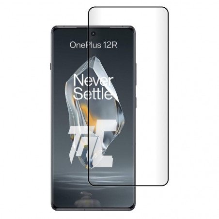 OnePlus 12R - Verre trempé 3D incurvé - Noir - TM-Concept® - image principale