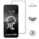 Huawei P70 - Verre trempé 3D incurvé - Noir - TM-Concept® - image couverture
