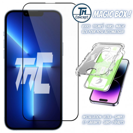 Apple iPhone 13 Pro Max - Verre trempé Intégral Magic - Noir - TM-Concept®