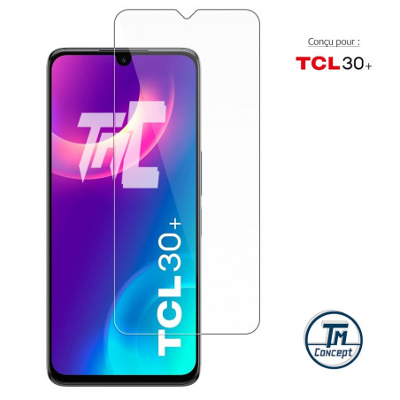TCL 30 Plus - Verre trempé TM Concept® - Gamme Standard Premium - image couverture TCL 30 Plus - Verre trempé TM Concept® - Gamme Standard Premium - image couverture