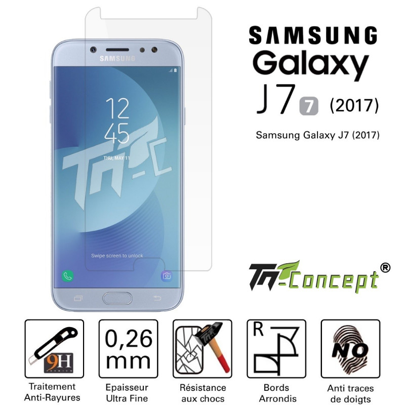 Samsung Galaxy J7 (2017) - Vitre de Protection Crystal - TM Concept®