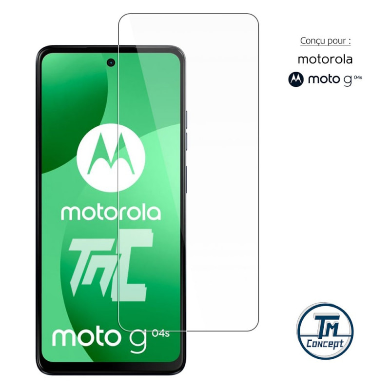 Motorola Moto G04s - Verre trempé TM-Concept® - Gamme Standard Premium - image couverture