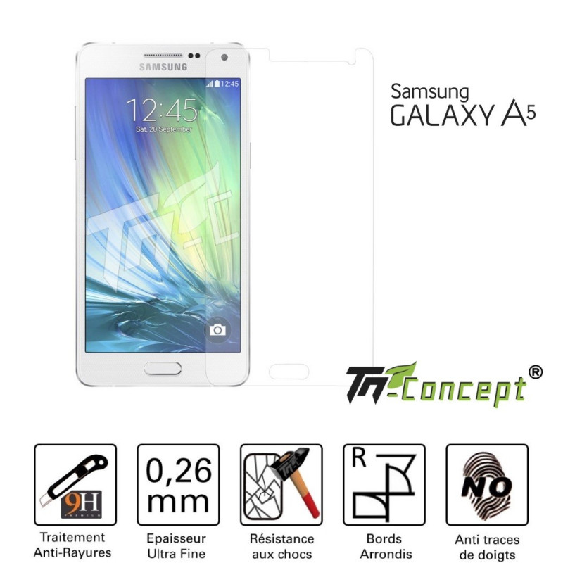 Samsung Galaxy A5 - Vitre de Protection Crystal - TM Concept®
