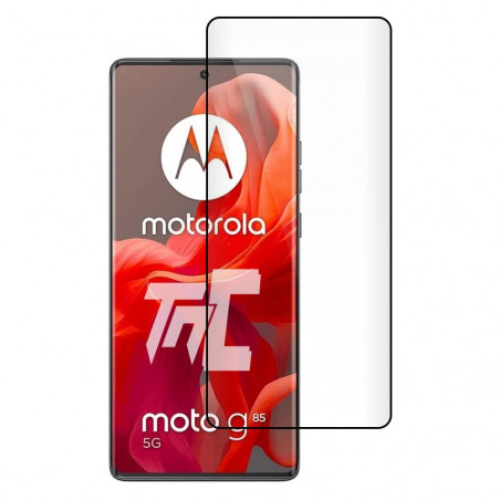 Motorola Moto G85 5G - Verre trempé 3D incurvé - Noir - TM-Concept® - image principale