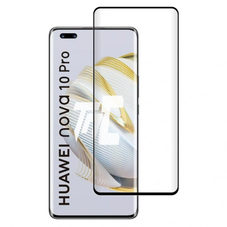 Huawei Nova 10 Pro - Verre trempé 3D incurvé - Noir - TM-Concept® - image principale