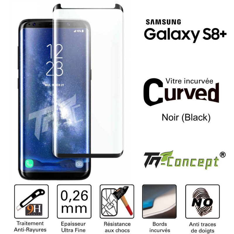 Samsung Galaxy S8 Plus - Vitre de Protection 3D Curved - TM Concept®