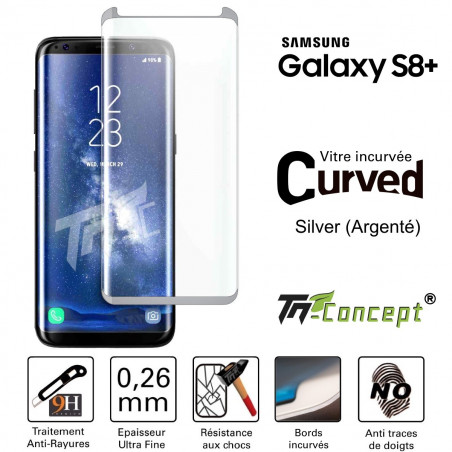 Samsung Galaxy S8 Plus - Vitre de Protection 3D Curved - TM Concept®