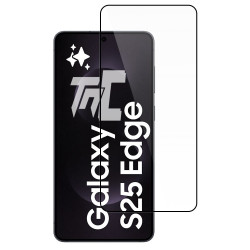 Samsung Galaxy S25 Edge - Verre trempé intégral Protect - Noir - TM Concept®