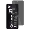 Samsung Galaxy S25 Edge - Verre trempé teinté intégral - Noir - TM-Concept® - gamme Intégral Privacy - image principale