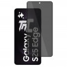 Samsung Galaxy S25 Edge - Verre trempé teinté intégral - Noir - TM Concept® - gamme Intégral Privacy - image principale