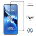Vivo X200 - Verre trempé 3D incurvé - Noir - TM-Concept® - image couverture
