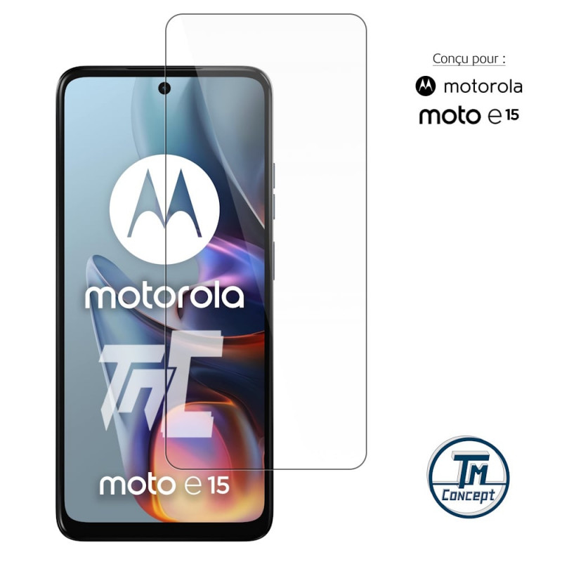 Motorola Moto E15 - Verre trempé TM-Concept® - Gamme Standard Premium - image couverture
