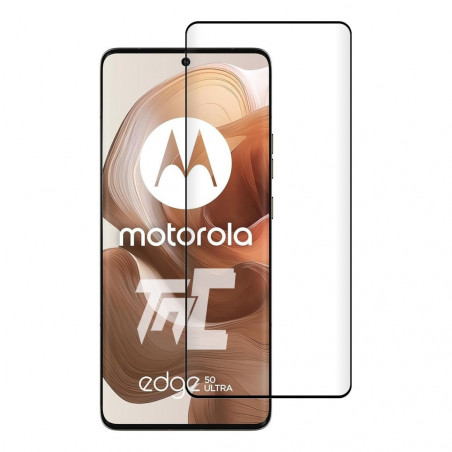 Motorola Edge 50 Ultra - Verre trempé 3D incurvé - Noir - TM-Concept® - image principale