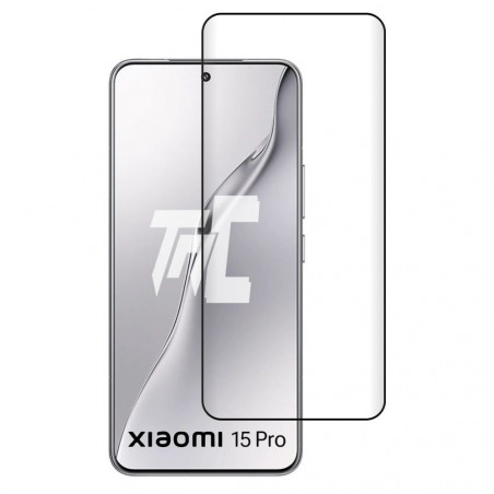 Xiaomi 15 Pro - Verre trempé 3D incurvé - Noir - TM-Concept® - image principale