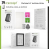 Xiaomi 15 Pro - Verre trempé 3D Privacy (teinté anti-espion) - TM Concept® - Boitier et contenu