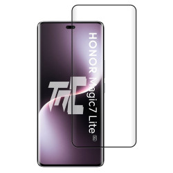 Honor Magic 7 Lite - Verre trempé 3D incurvé - Noir - TM-Concept® - image principale