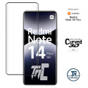 Xiaomi Redmi Note 14 Pro+ 5G - Verre trempé 3D incurvé - Noir - TM-Concept® - image couverture
