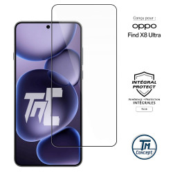 Oppo Find X8 Ultra - Verre trempé intégral Protect - Noir - TM Concept® - image couverture