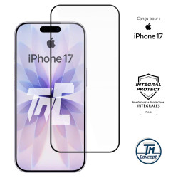 Apple iPhone 17 - Verre trempé intégral Protect - Noir - TM Concept® - image couverture