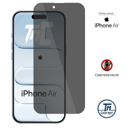 Apple iPhone Air - Verre trempé Anti-Espions - TM Concept® gamme Privacy - image couverture