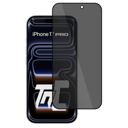 Apple iPhone 17 Pro - Verre trempé teinté intégral - Noir - TM Concept® - gamme Intégral Privacy - image principale