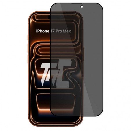 Apple iPhone 17 Pro Max - Verre trempé teinté intégral - Noir - TM-Concept® - gamme Intégral Privacy - image principale