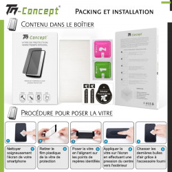 Samsung Galaxy S25 FE - Verre trempé Anti-Espions - TM Concept® gamme Privacy - Contenu et notice