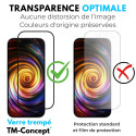Samsung Galaxy A56 5G - Verre trempé intégral Protect - Noir - TM-Concept® - Transparence